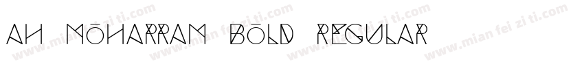 Ah-moharram-bold Regular字体转换